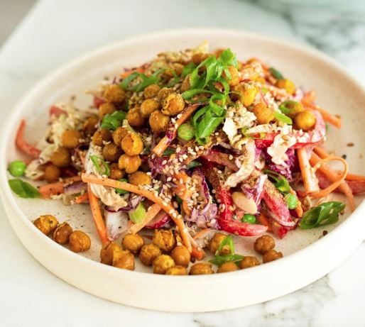 Spicy Chickpea Salad with Rupen's Jalapeno Vinaigrette