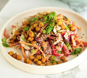 Spicy Chickpea Salad with Rupen's Jalapeno Vinaigrette
