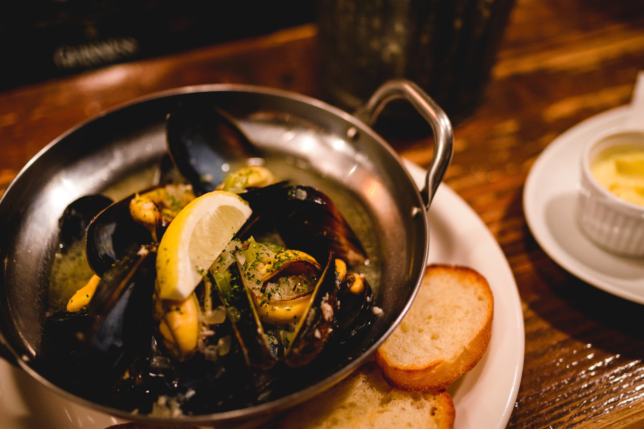 Sea Symphony Stew: A Harmony of Mussels, Cauliflower, and Celery Melody