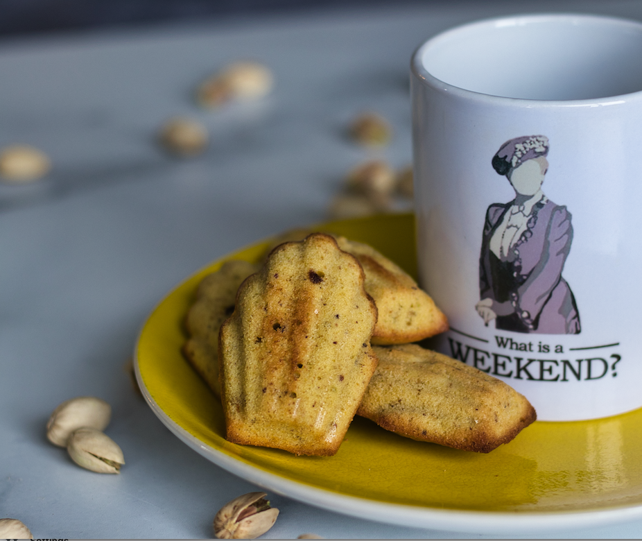 Pistachio Madeleines