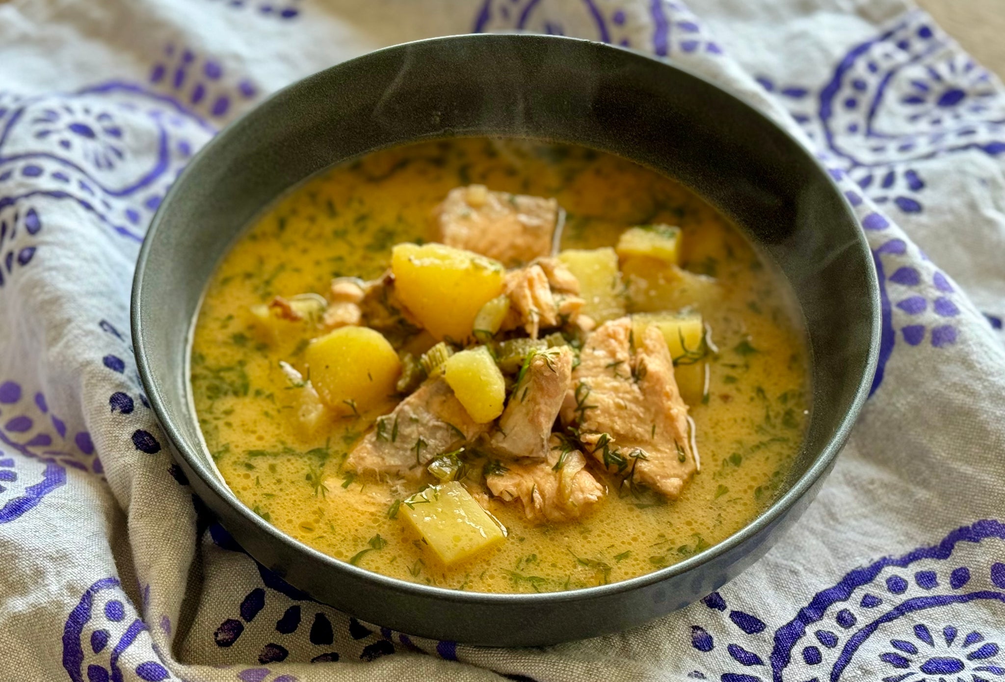 Salmon and Leek Soup