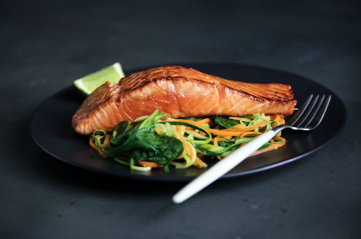 Spicy Barbecue Marinated Salmon