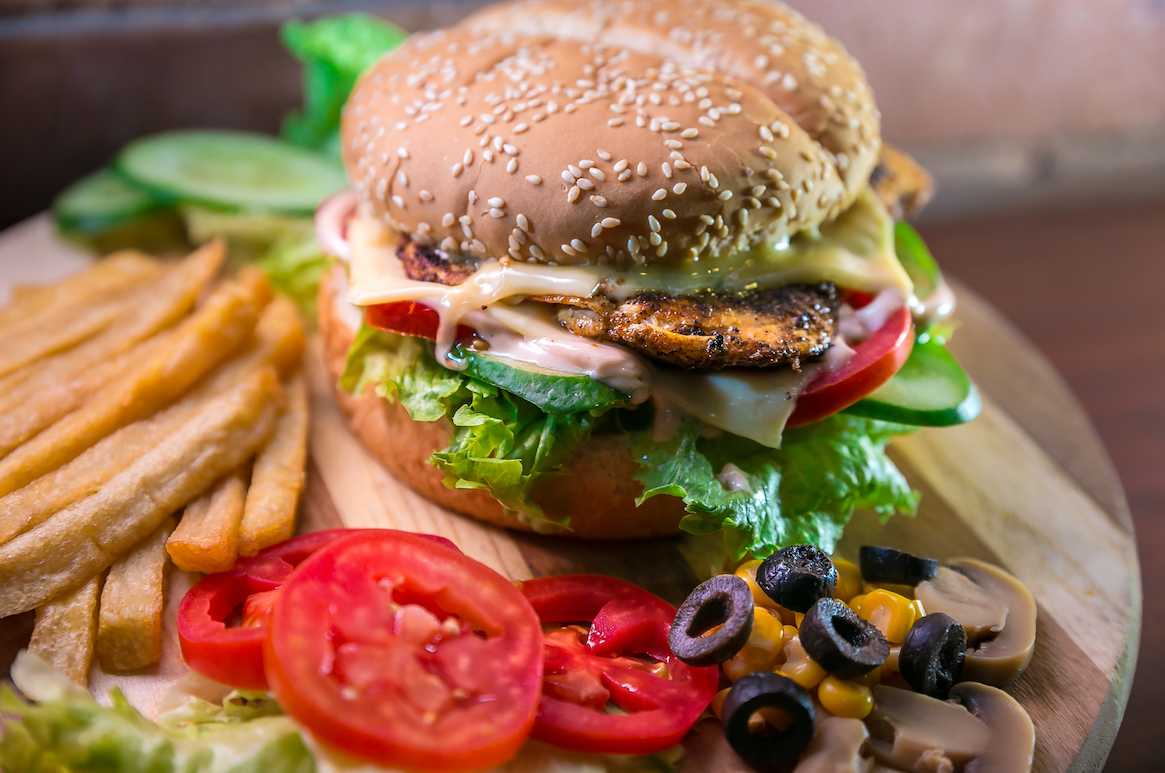 Spicy Tikka Masala Chicken Burger