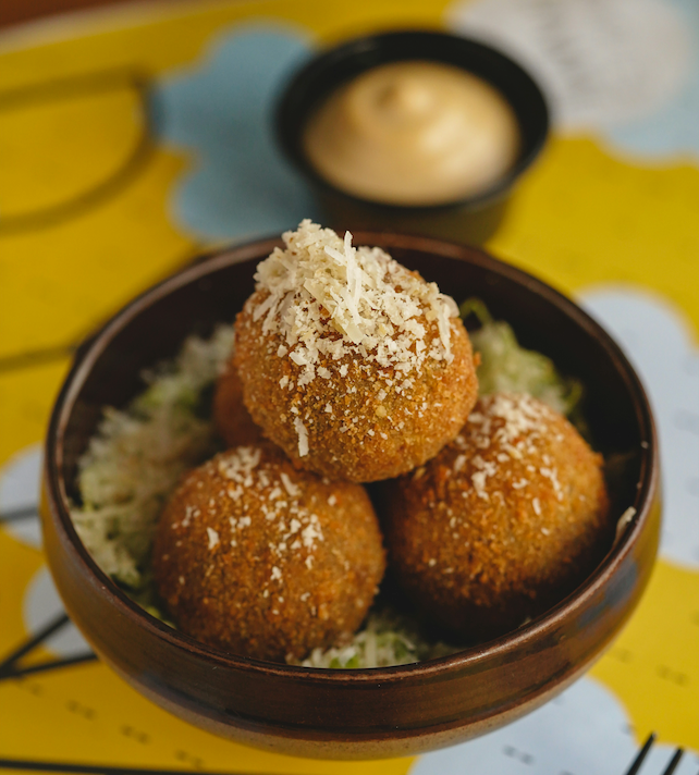 Indian-style Turkey Rice Balls