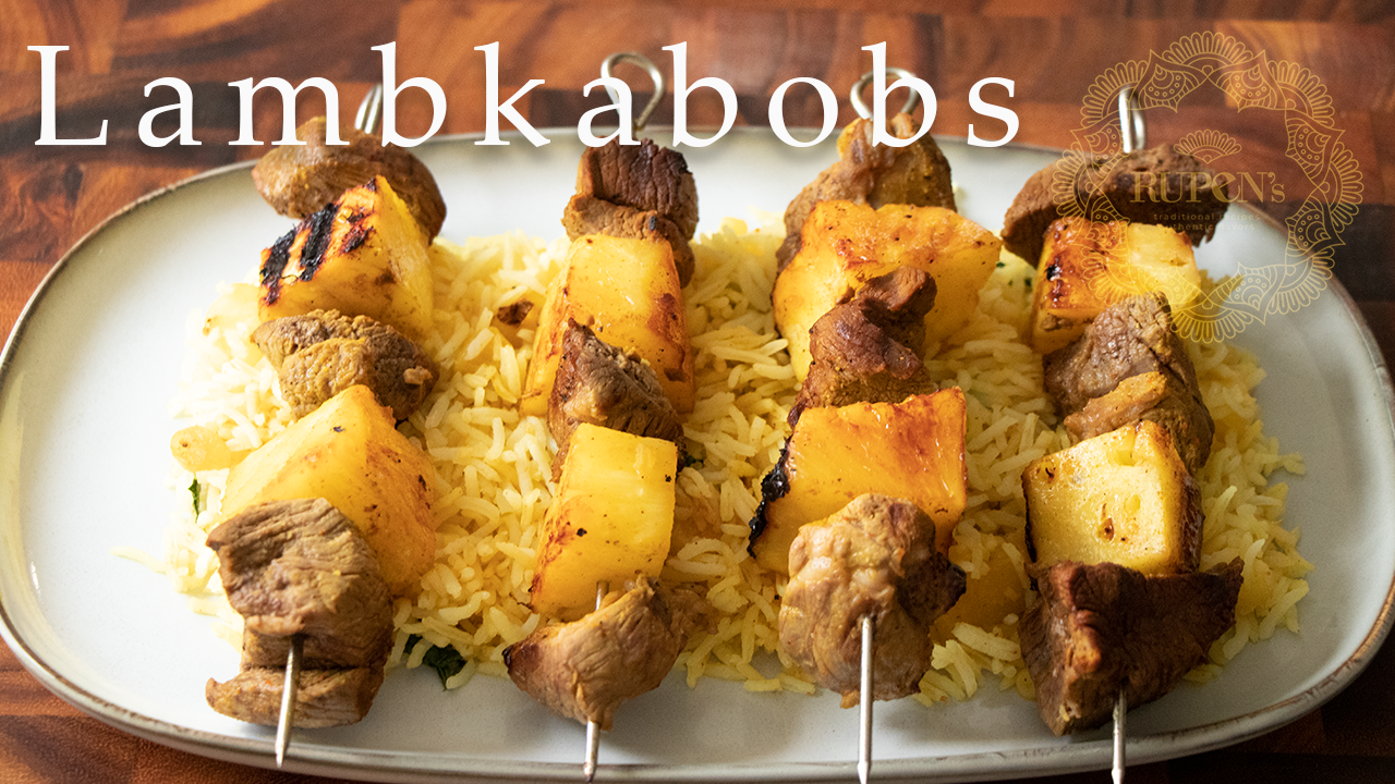 Pineapple Lamb Kebabs