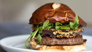 Our Eggplant Chutney Makes This Impossible Burger Delectable (and it is vegetarian!)