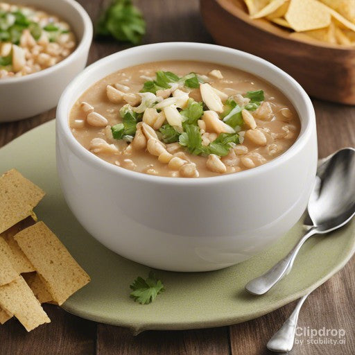 Creamy White Chicken Chili with Rupen's Korma Sauce